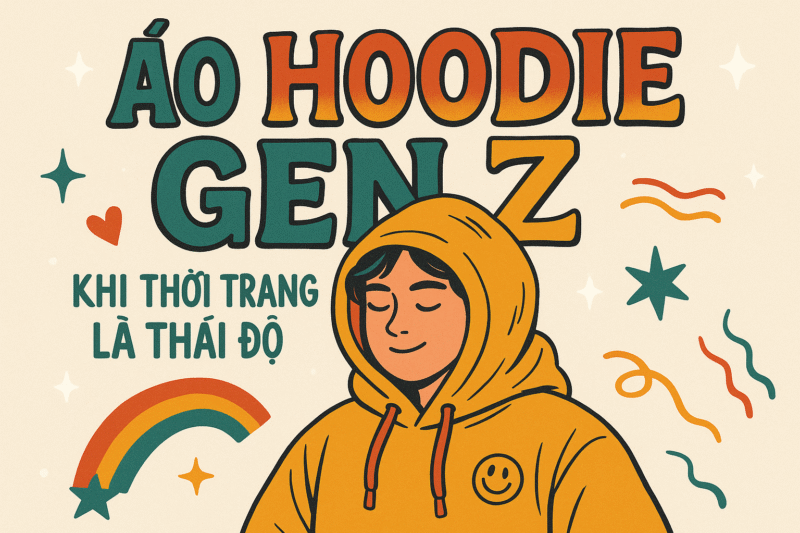 ÁO HOODIE GEN Z – KHI THỜI TRANG KHÔNG CHỈ LÀ ĐỂ MẶC, MÀ LÀ MỘT THÁI ĐỘ