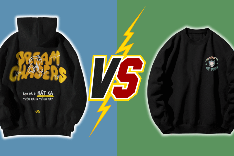 Sự khác nhau giữa Hoodie và Sweater là gì?