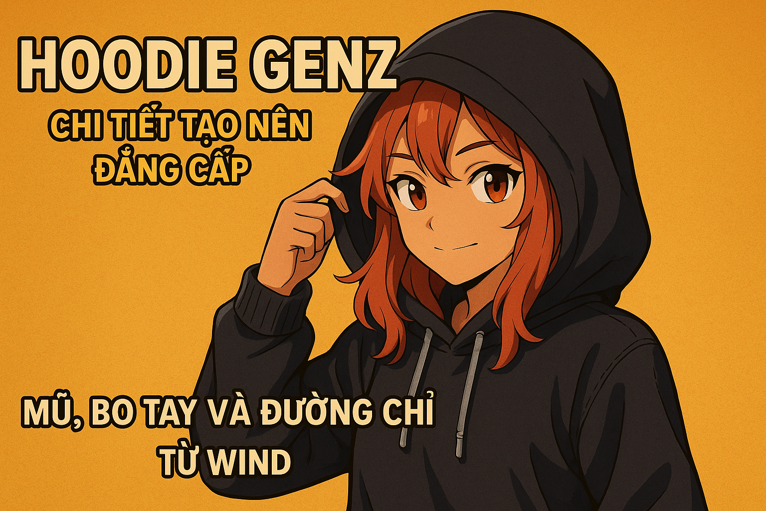 Chi tiết nhỏ tạo nên đẳng cấp: Mũ, bo tay và đường chỉ – Bí quyết chọn hoodie GenZ chuẩn gu tại WIND