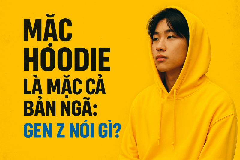 Gen Z và Hoodie: Khi thời trang là tiếng nói của bản ngã