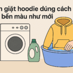 Cách giặt và giữ hoodie luôn bền màu – Đánh bay nỗi lo xù lông, phai màu chỉ với vài bước đơn giản!